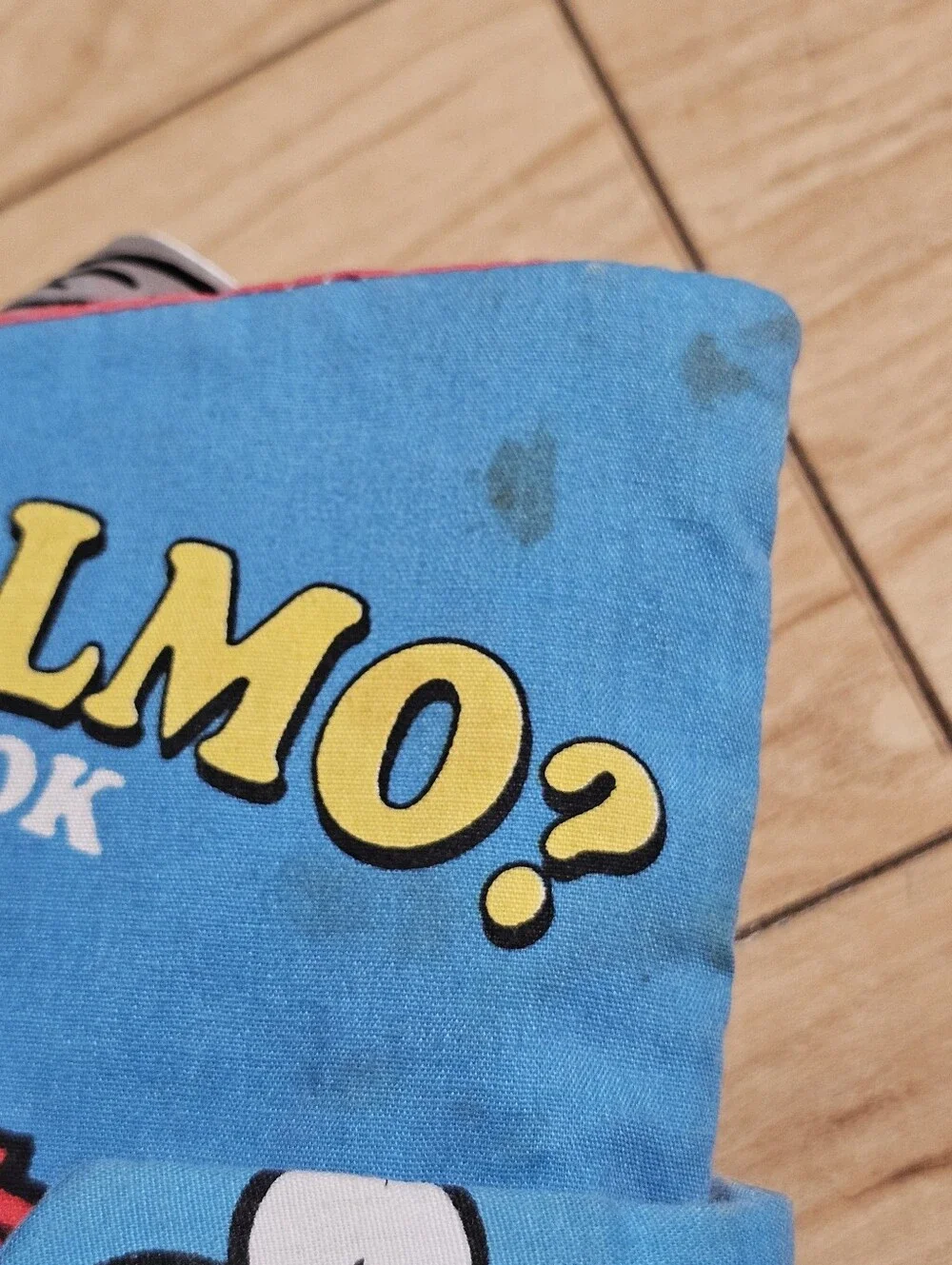90s Sesame Street SoftPlay Elmo Peek-A-Boo & Grover Super School VTG Cloth Books
